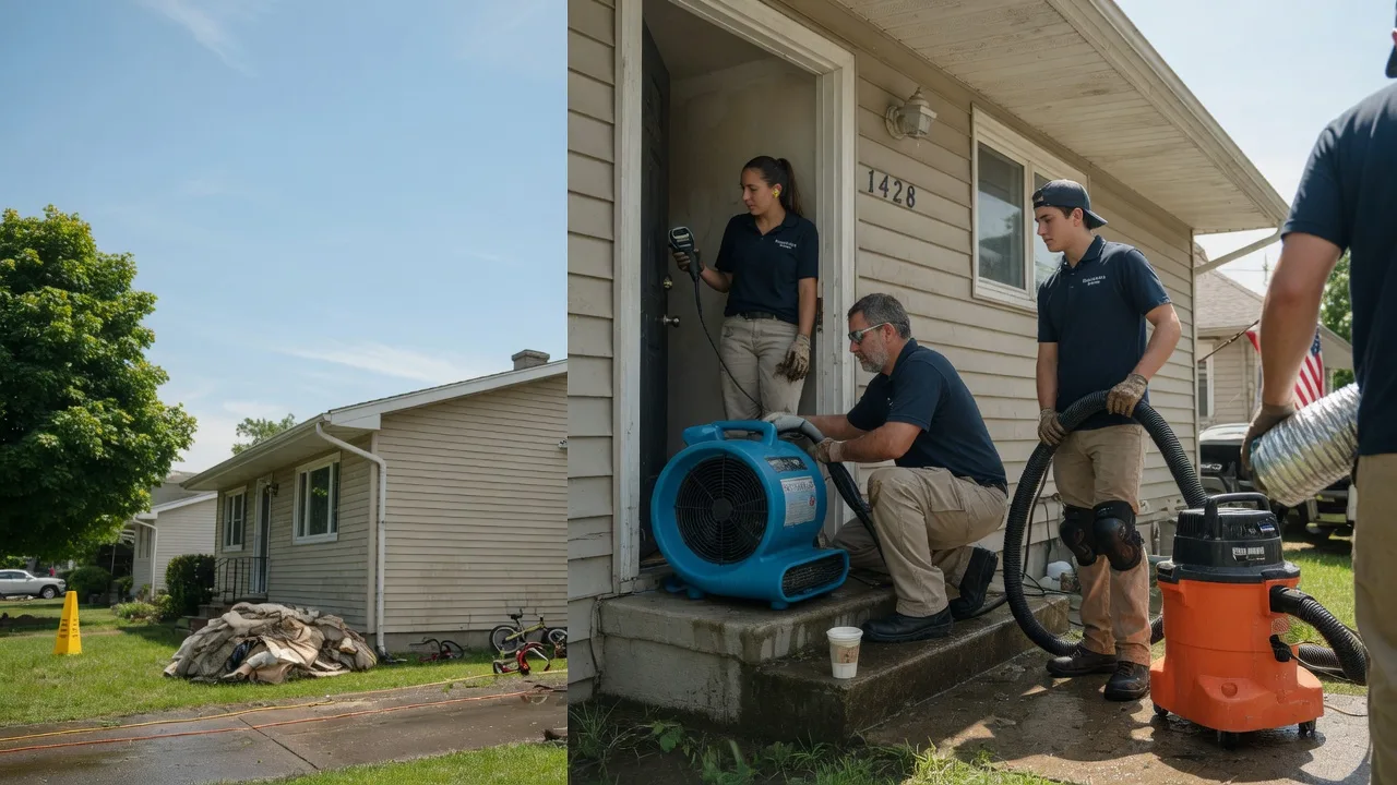 Water Damage Restoration in Grissom Arb, IN near me